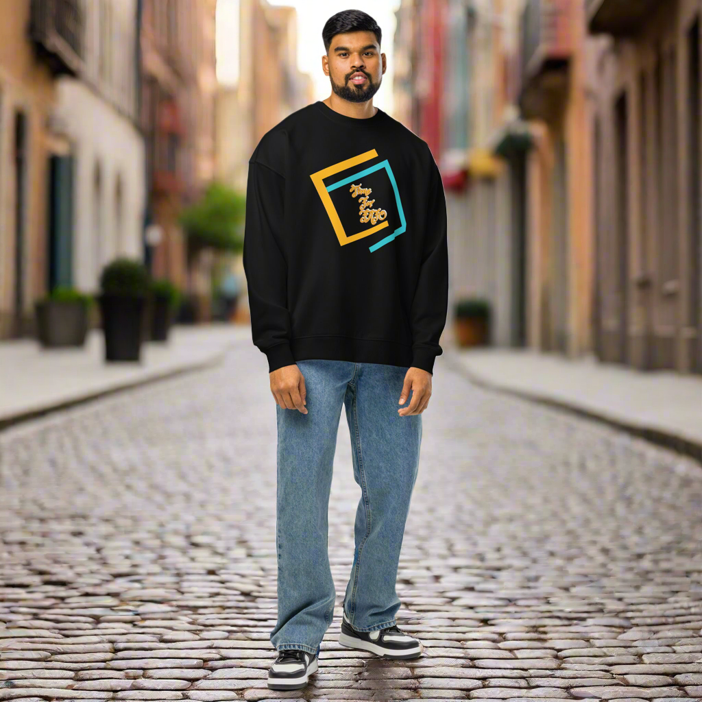 Unisex organic oversized sweatshirt